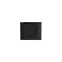 Lanberg WF02-6609-10B rack cabinet 9U Wall mounted rack Black