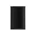 Lanberg WF01-6622-10B rack cabinet 22U Wall mounted rack Black