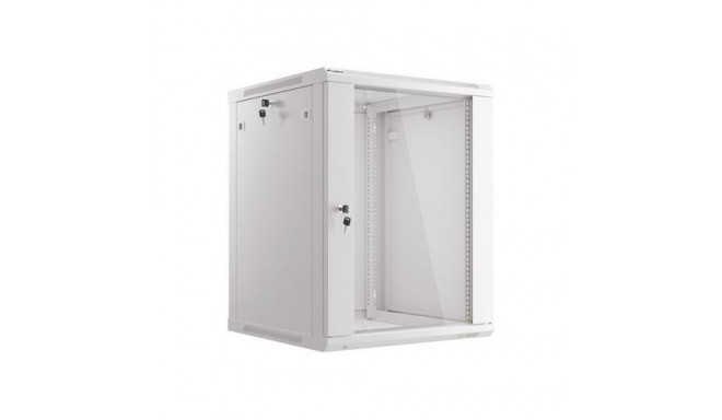 Lanberg WF01-6615-10S rack cabinet 15U Wall mounted rack Grey