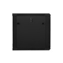 Lanberg WF01-6612-10B rack cabinet 12U Wall mounted rack Black