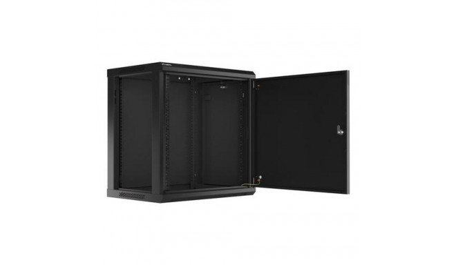 Lanberg WF01-6412-00B rack cabinet 12U Wall mounted rack Black