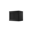 Lanberg WF01-6409-23B rack cabinet 9U Wall mounted rack Black