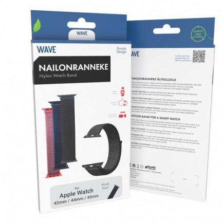 Wave WAVE-NB-AW-4244-BK watch part/accessory Watch strap