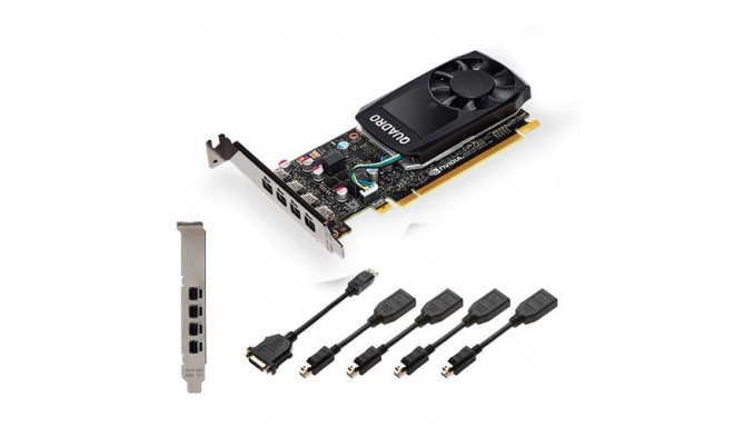 PNY VCQP1000V2-PB graphics card NVIDIA Quadro P1000 V2 4 GB GDDR5