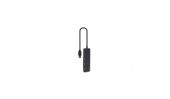 Gembird UHB-CM-U2P4-01 interface hub USB 2.0 Type-C Black