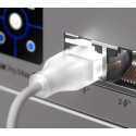 Ubiquiti UACC-Cable-Patch-EL-8M-W networking cable Translucent, White Cat6