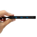 LogiLink UA0311 interface hub USB 3.2 Gen 1 (3.1 Gen 1) Type-C 5000 Mbit/s Black