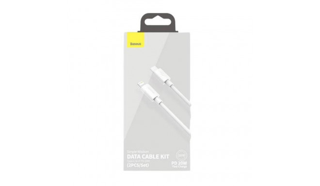 Baseus TZCATLZJ-02 lightning cable 1.5 m White