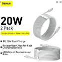 Baseus TZCATLZJ-02 lightning cable 1.5 m White