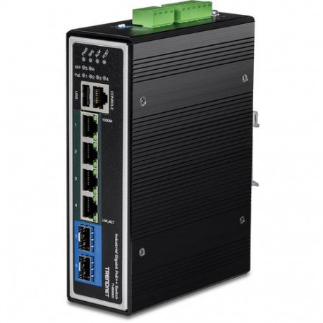 Trendnet TI-BG62I network switch Managed L2+ Gigabit Ethernet (10/100/1000) Power over Ethernet (PoE