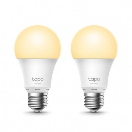 TP-Link Tapo Dimmable Smart Light Bulb, 2-Pack