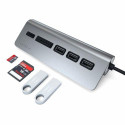 Satechi ST-TCHCRM laptop dock/port replicator USB 3.2 Gen 1 (3.1 Gen 1) Type-C Grey
