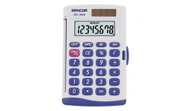 Sencor SEC 263/8 calculator Pocket Basic Grey