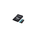 Kingston Technology 128GB microSDXC Canvas Go Plus Gen4 200MB/s A2 U3 V30 Card + Adapter
