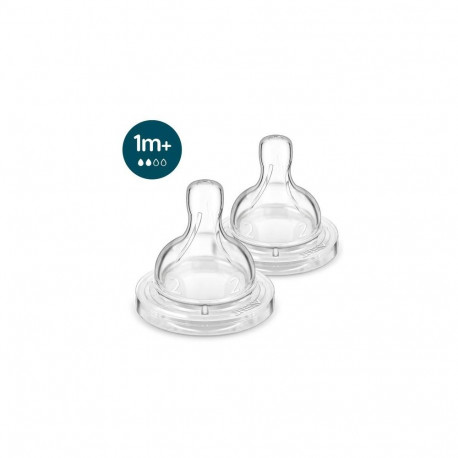 Philips AVENT SCY762/02 bottle nipple Silicone Round Slow flow