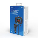 Savio TR-14 Transmiter FM z Bluetooth i ładowarką PD 87.6 - 107.9 MHz Bluetooth/USB Black