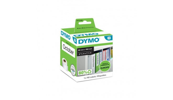 DYMO Large Lever Arch File Labels- 59 x 190 mm - S0722480