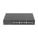Lanberg RSGE-24 network switch Unmanaged Gigabit Ethernet (10/100/1000) 1U Black
