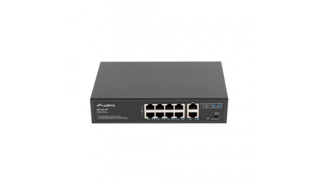 Lanberg RSFE-8P-2GE-120 network switch Unmanaged Gigabit Ethernet (10/100/1000) Power over Ethernet 