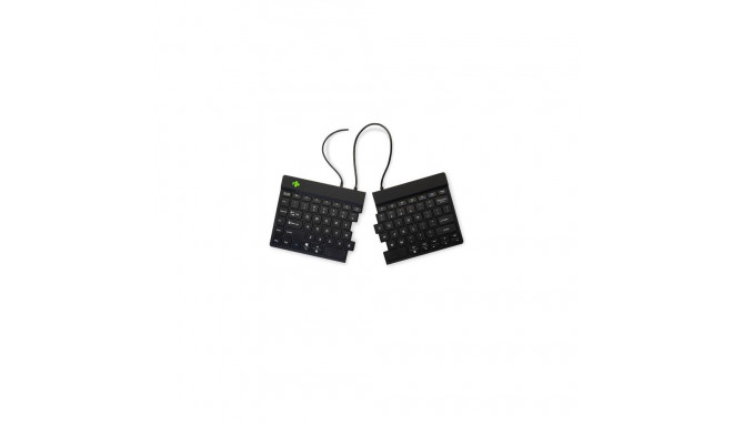 R-Go Tools Ergonomic keyboard R-Go Split Break v2 with break software, ergonomic split keyboard, QWE