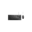 Renkforce RF-KMC-711 keyboard Mouse included Home USB QWERTZ German Black