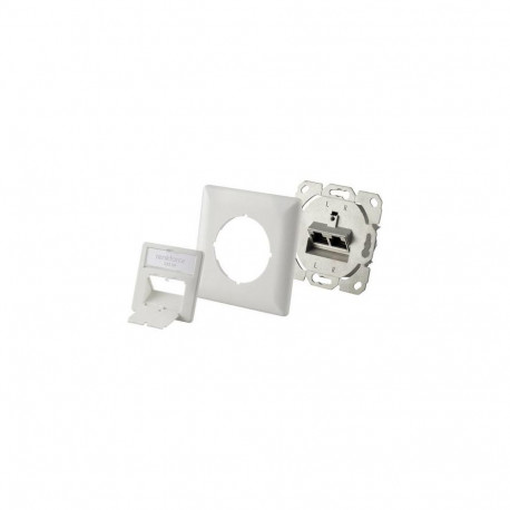 Renkforce RF-4391320 socket-outlet 2 x RJ-45 White