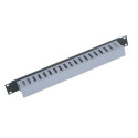 Triton 19&quot; panel 1U with cable trunking single