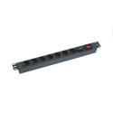 Triton RAB-PD-X12-A1 surge protector Black 7 AC outlet(s) 2 m