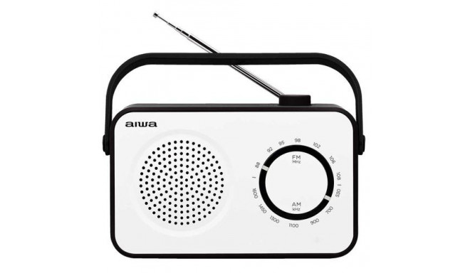 Aiwa R-190BW radio Portable Analog Black, White
