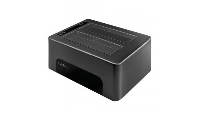 LogiLink QP0029 storage drive docking station USB 3.2 Gen 1 (3.1 Gen 1) Type-B Black