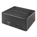 LogiLink QP0029 storage drive docking station USB 3.2 Gen 1 (3.1 Gen 1) Type-B Black