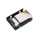QNAP QDA-A2AR storage drive enclosure HDD/SSD enclosure Black 2.5&quot;