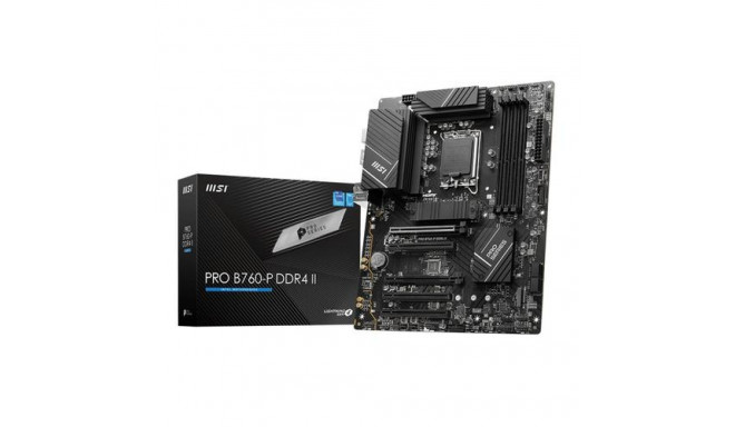 MSI PRO B760-P DDR4 II motherboard Intel B760 LGA 1700 ATX
