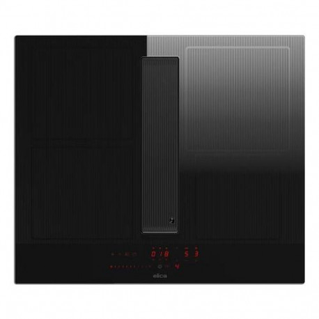 Elica NikolaTesla Velvet BL/A/83 Black Built-in 83 cm Zone induction hob 4 zone(s) Built-in hood