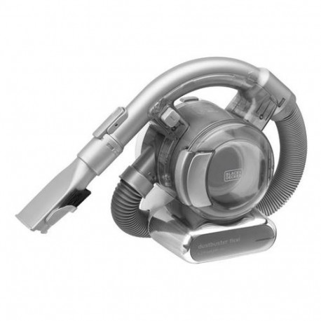 Black & Decker PD1820LF handheld vacuum Black, Chrome Bagless