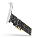 Axagon PCES-SA4M2 PCIe Controller 2x internal SATA 6G port+ M.2 B-key interface cards/adapter M.2, S