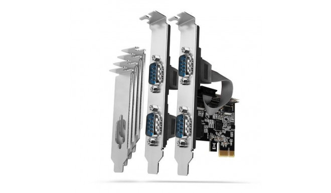 Axagon PCEA-S4N PCIe - 4x serial port 250 kbps adapter w. SP &amp; LP
