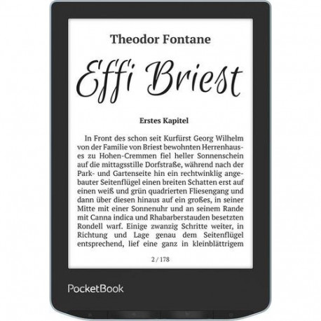 PocketBook Verse e-book reader 8 GB Wi-Fi Light Blue