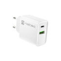 NATEC RIBERA Universal White AC Fast charging Indoor