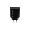 NATEC RIBERA Universal Black AC Fast charging Indoor