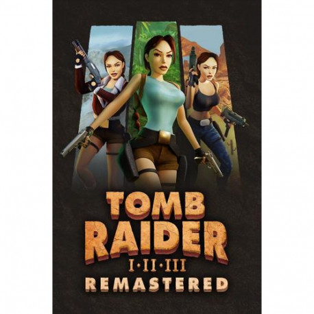 Crystal Dynamics Tomb Raider I-III Remastered Starring Lara Croft Simplified Chinese, Czech, German,