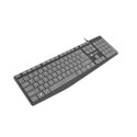 NATEC NAUTILUS keyboard Home/Office USB QWERTY US International Black, Grey