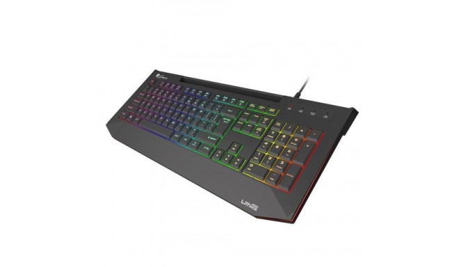 GENESIS Lith 400 RGB keyboard Gaming USB QWERTY US International Black