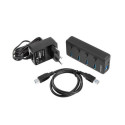 NATEC MANTIS USB 2.0 Type-B 5000 Mbit/s Black