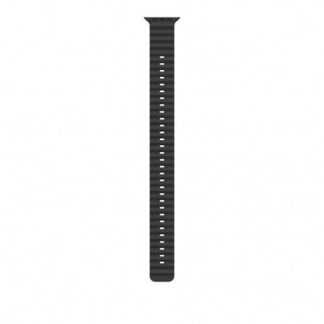 Apple 49mm Black Ocean Band Extension - Natural Titanium Finish
