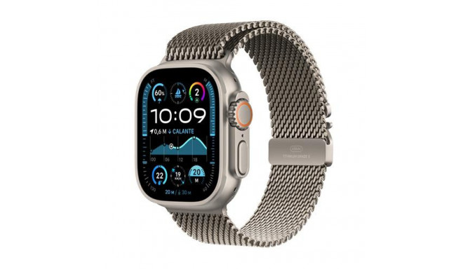 Apple Watch Ultra 2 GPS + Cellular 49mm Natural Titanium Case with Natural Titanium Milanese Loop - 