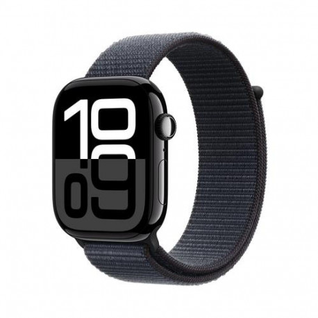Apple Watch Series 10 OLED 46 mm Digital 416 x 496 pixels Touchscreen Black Wi-Fi GPS (satellite)