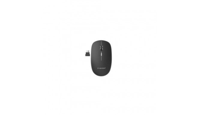 Gembird MUSW-4BSC-01 mouse Ambidextrous RF Wireless + USB Type-C Optical 1600 DPI