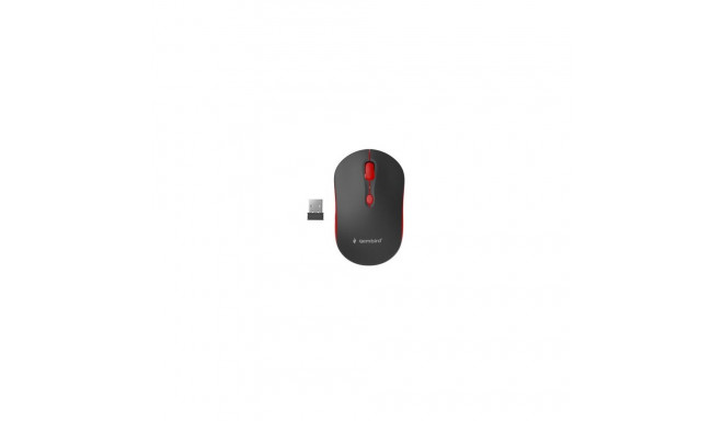 Gembird WIRELESS OPTICAL MUSW-4B-03-R 1600DP - Maus mouse Office Ambidextrous RF Wireless 1600 DPI