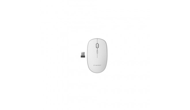Gembird MUSW-4B-01-W mouse Office Ambidextrous RF Wireless Optical 1600 DPI
